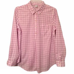 Old Navy Gingham Maternity Shirt